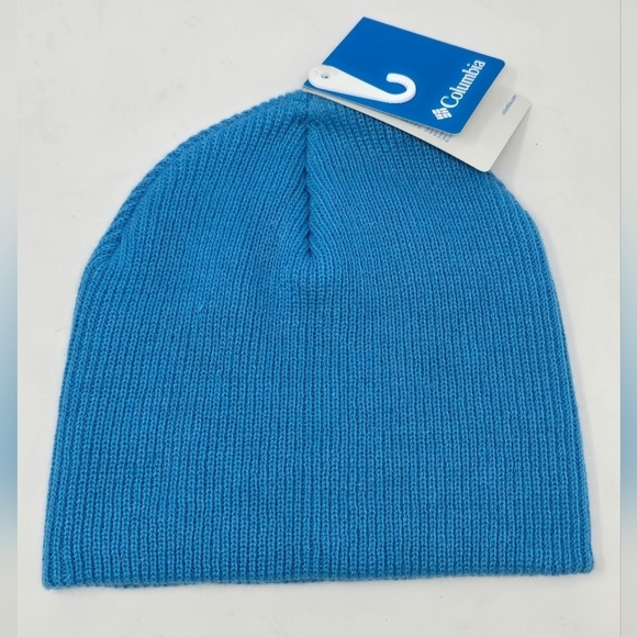 COLUMBIA LOT OF THREE BEANIE HATS WINTER TEAL BLUE PURPLE WOMEN OS - Picture 11 of 12